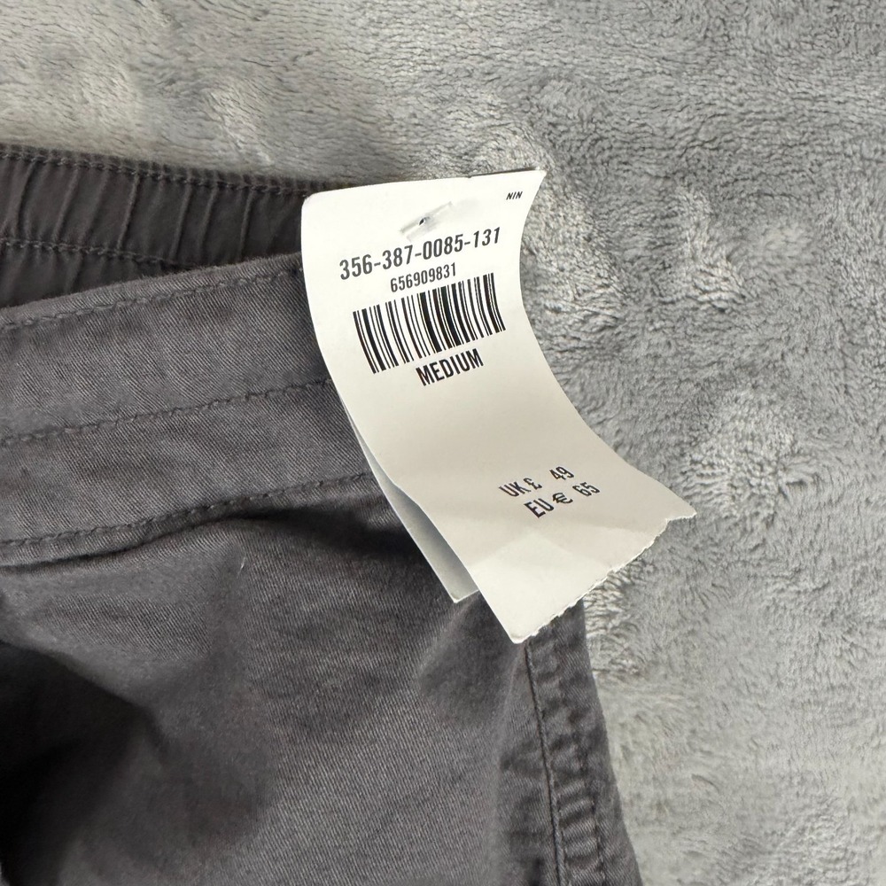 NWT Hollister Size Medium Adjustable Rise Parachute Baggy Pants Gray Cotton - Picture 5 of 11